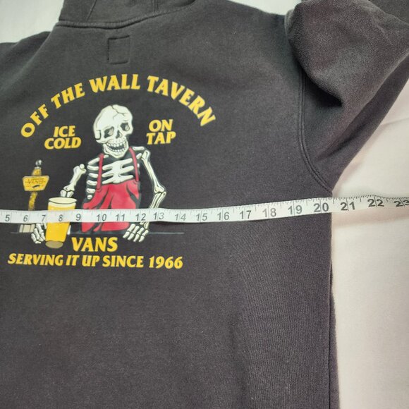Vans Off The Wall Skateboard Tavern Hoodie Sweatshirt (M) - Picture 9 of 9
